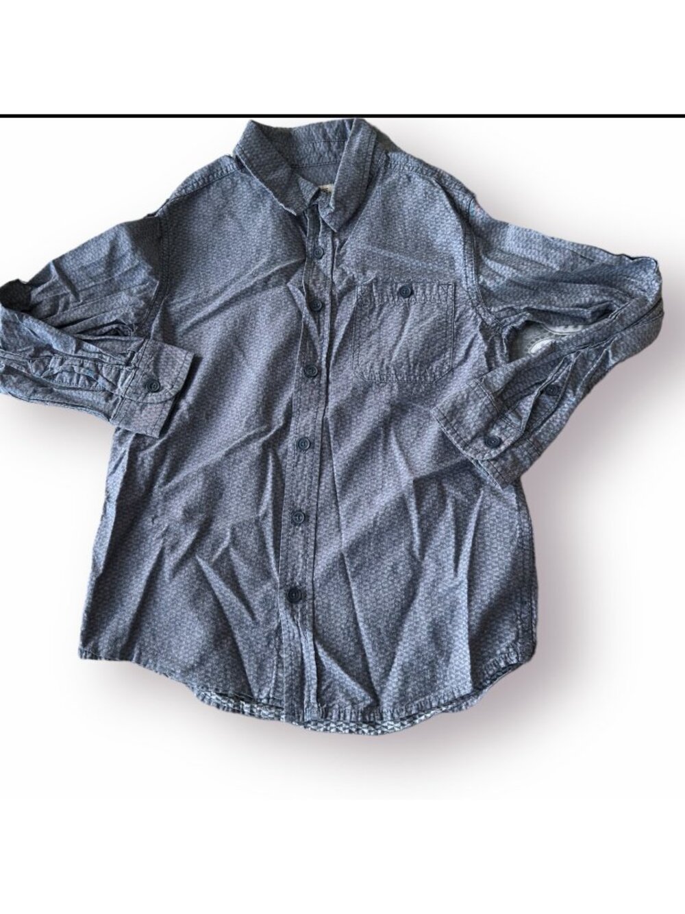 Boys Blue Button Down Shirt size 8